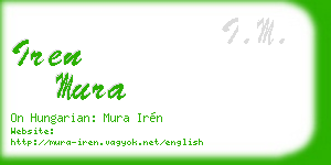 iren mura business card